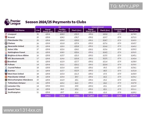 英超所有球队的盈利情况与经济实力对比